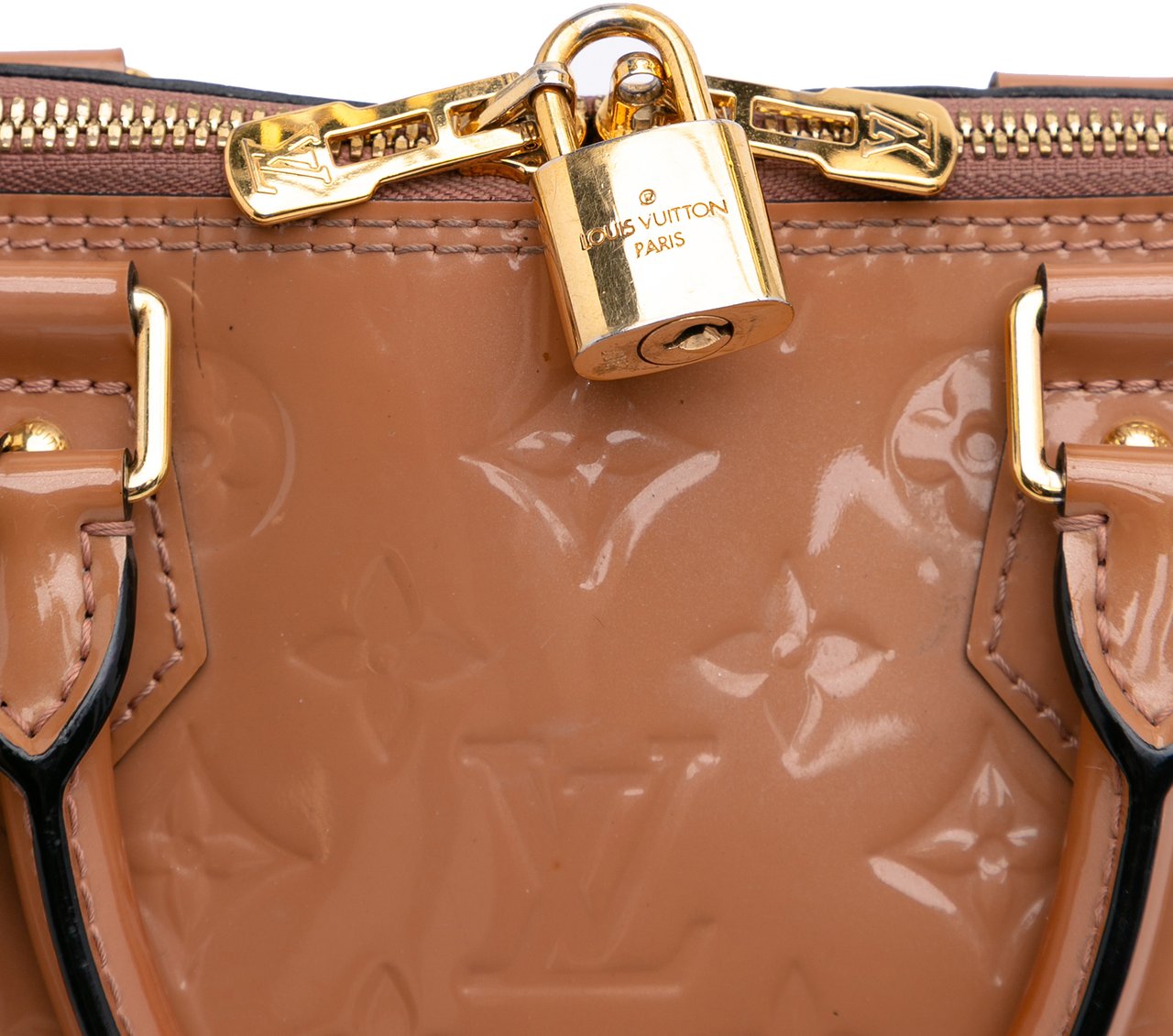 Louis Vuitton Monogram Vernis Alma PM Bruin