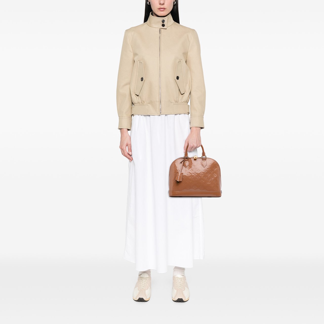 Louis Vuitton Monogram Vernis Alma PM Bruin
