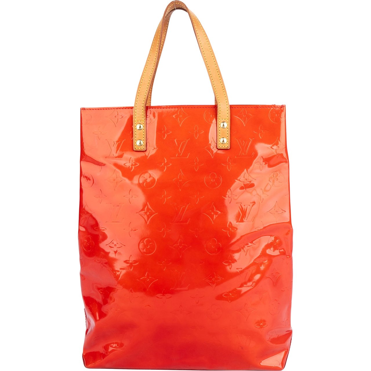 Louis Vuitton Louis Vuitton Vernis Monogram Reade MM Handbag Divers