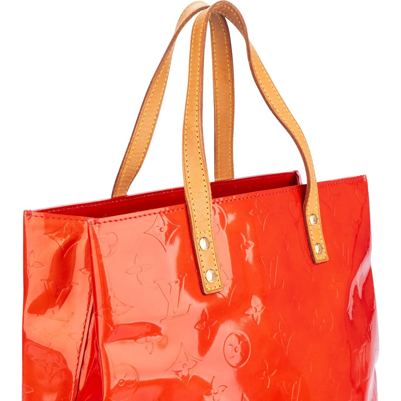 Louis Vuitton Louis Vuitton Vernis Monogram Reade MM Handbag Divers