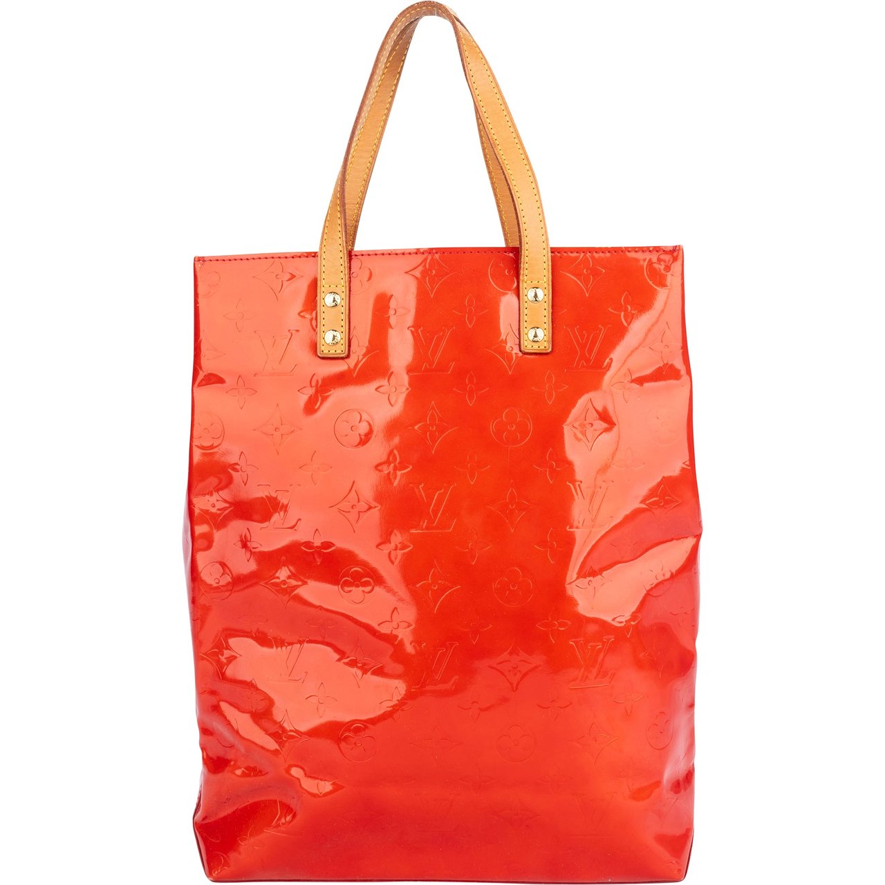 Louis Vuitton Louis Vuitton Vernis Monogram Reade MM Handbag Divers