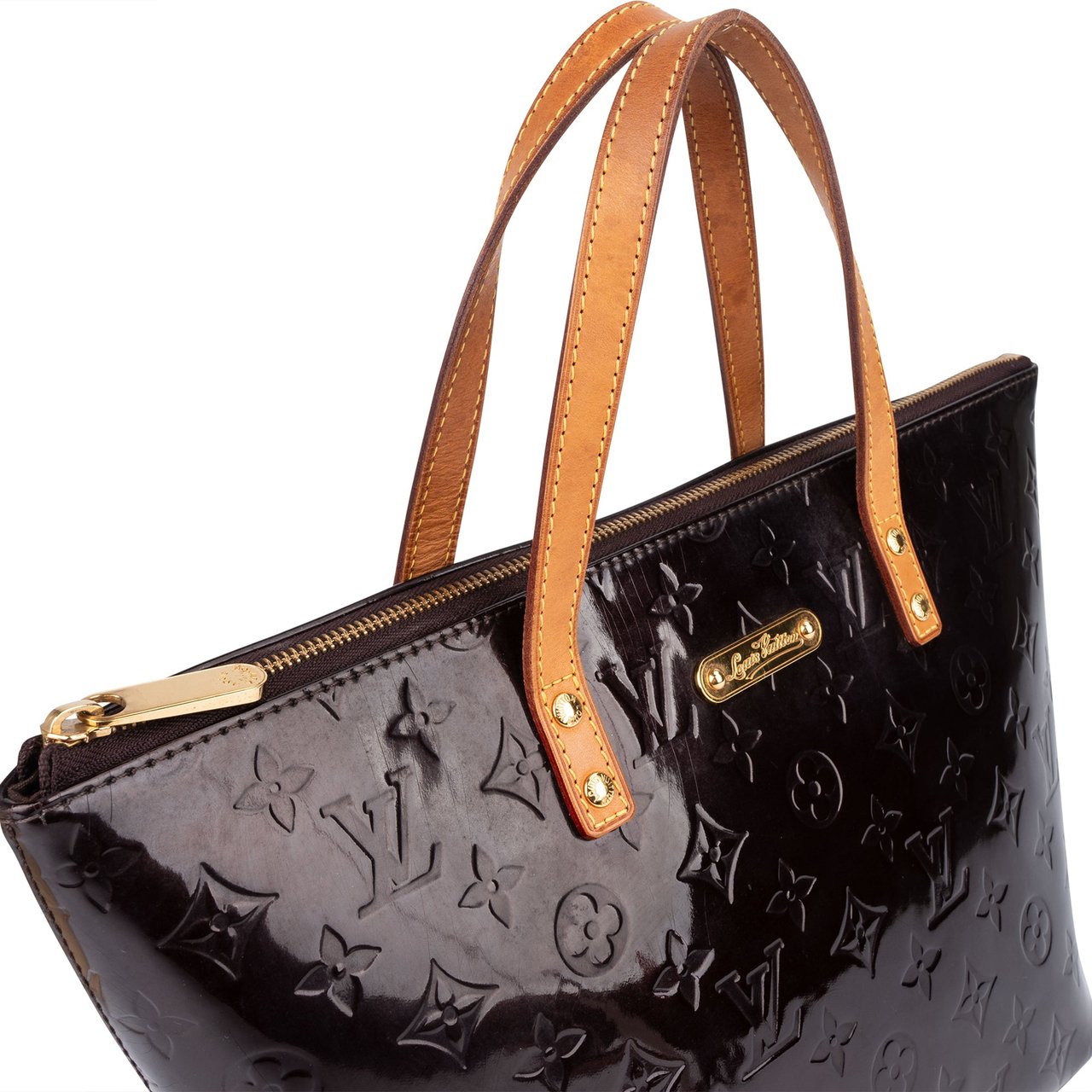 Louis Vuitton Louis Vuitton Monogram Vernis Bellevue PM Handbag Zwart