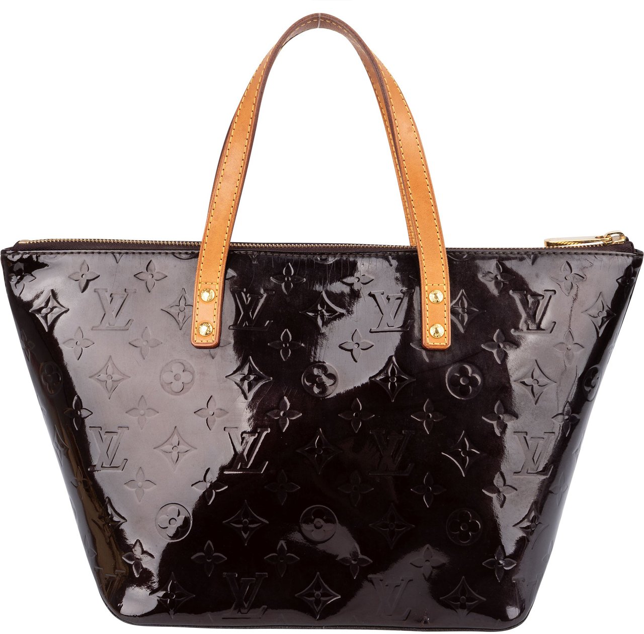 Louis Vuitton Louis Vuitton Monogram Vernis Bellevue PM Handbag Zwart