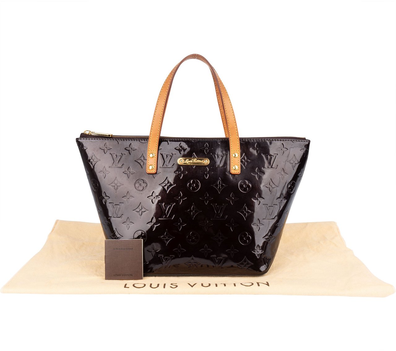 Louis Vuitton Louis Vuitton Monogram Vernis Bellevue PM Handbag Zwart