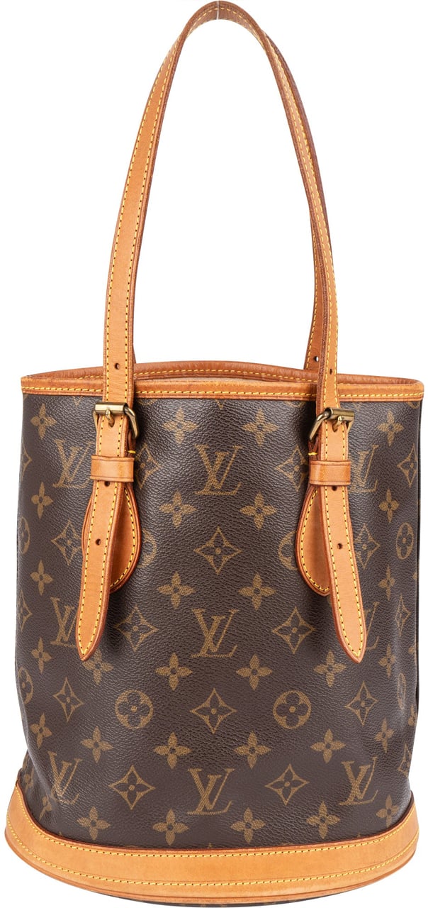 Louis Vuitton Louis Vuitton Monogram Canvas Bucket PM Handbag Bruin