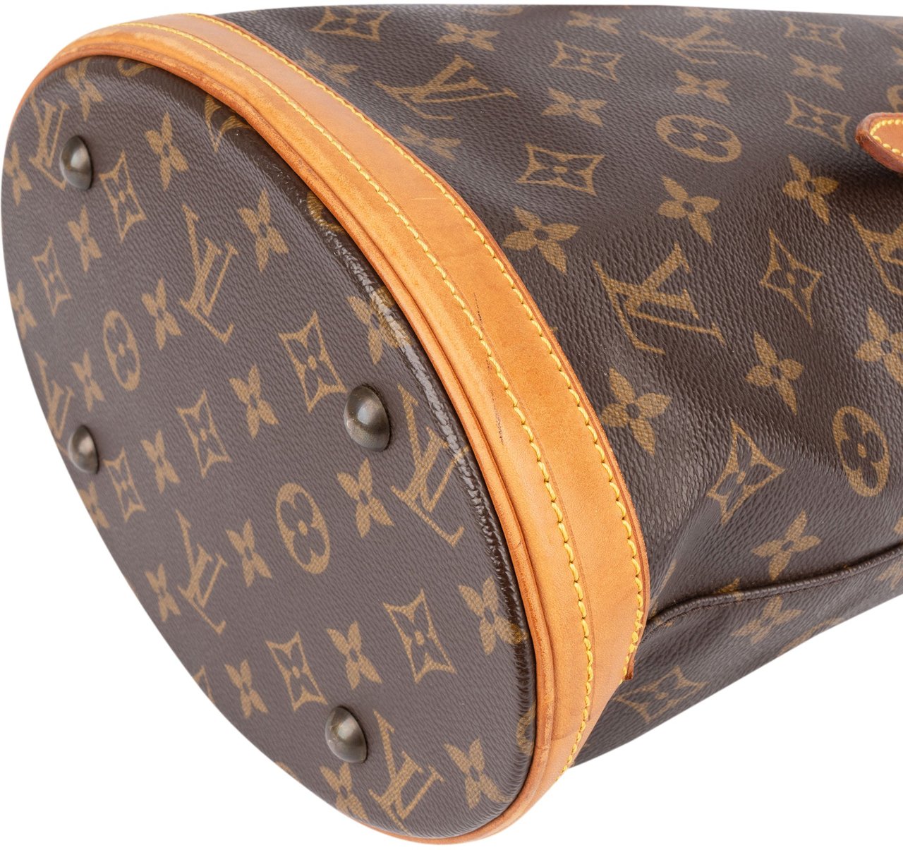 Louis Vuitton Louis Vuitton Monogram Canvas Bucket PM Handbag Bruin
