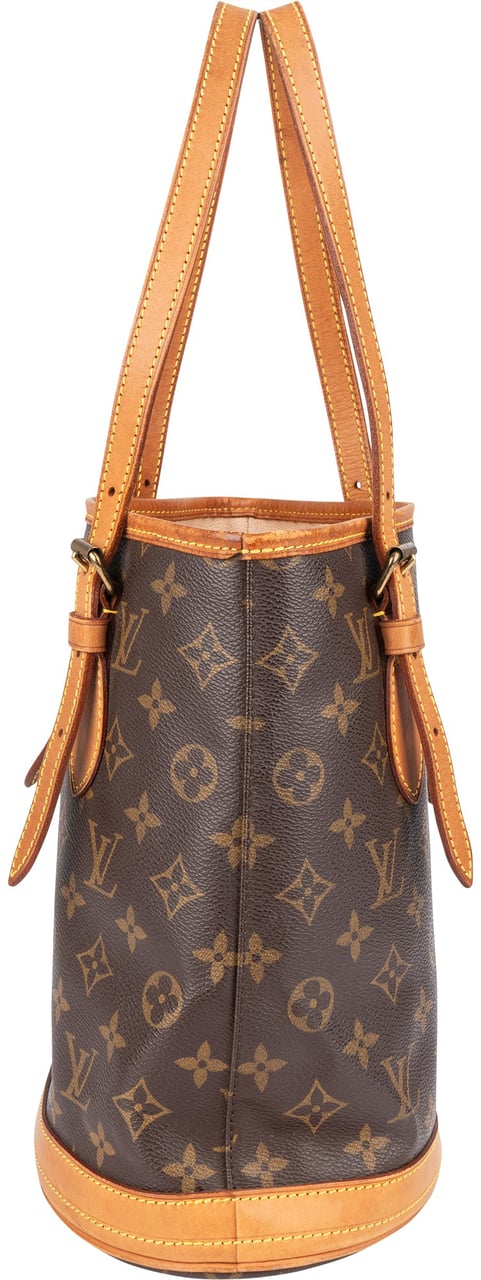 Louis Vuitton Louis Vuitton Monogram Canvas Bucket PM Handbag Bruin