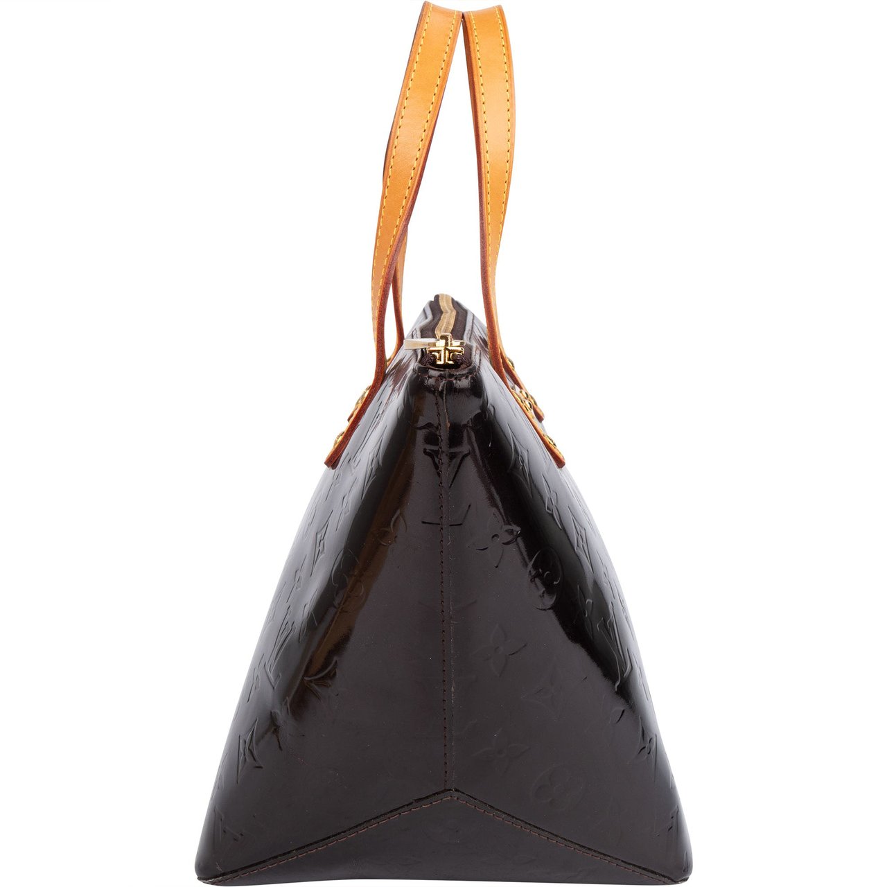 Louis Vuitton Louis Vuitton Monogram Vernis Bellevue PM Handbag Bruin