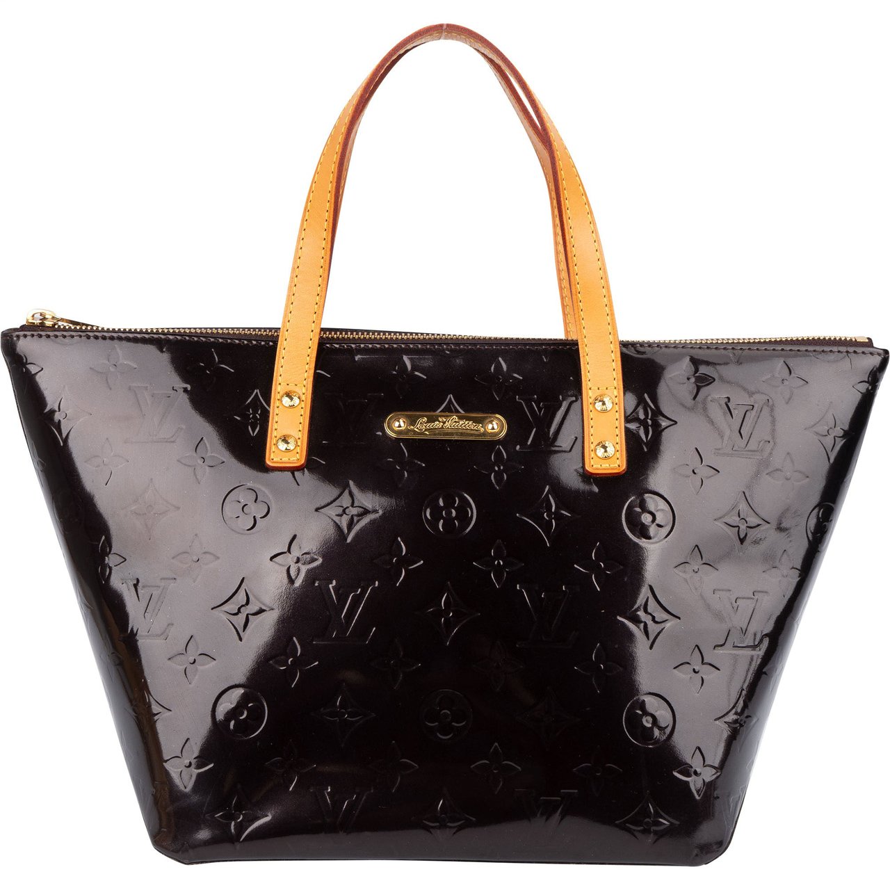 Louis Vuitton Louis Vuitton Monogram Vernis Bellevue PM Handbag Bruin