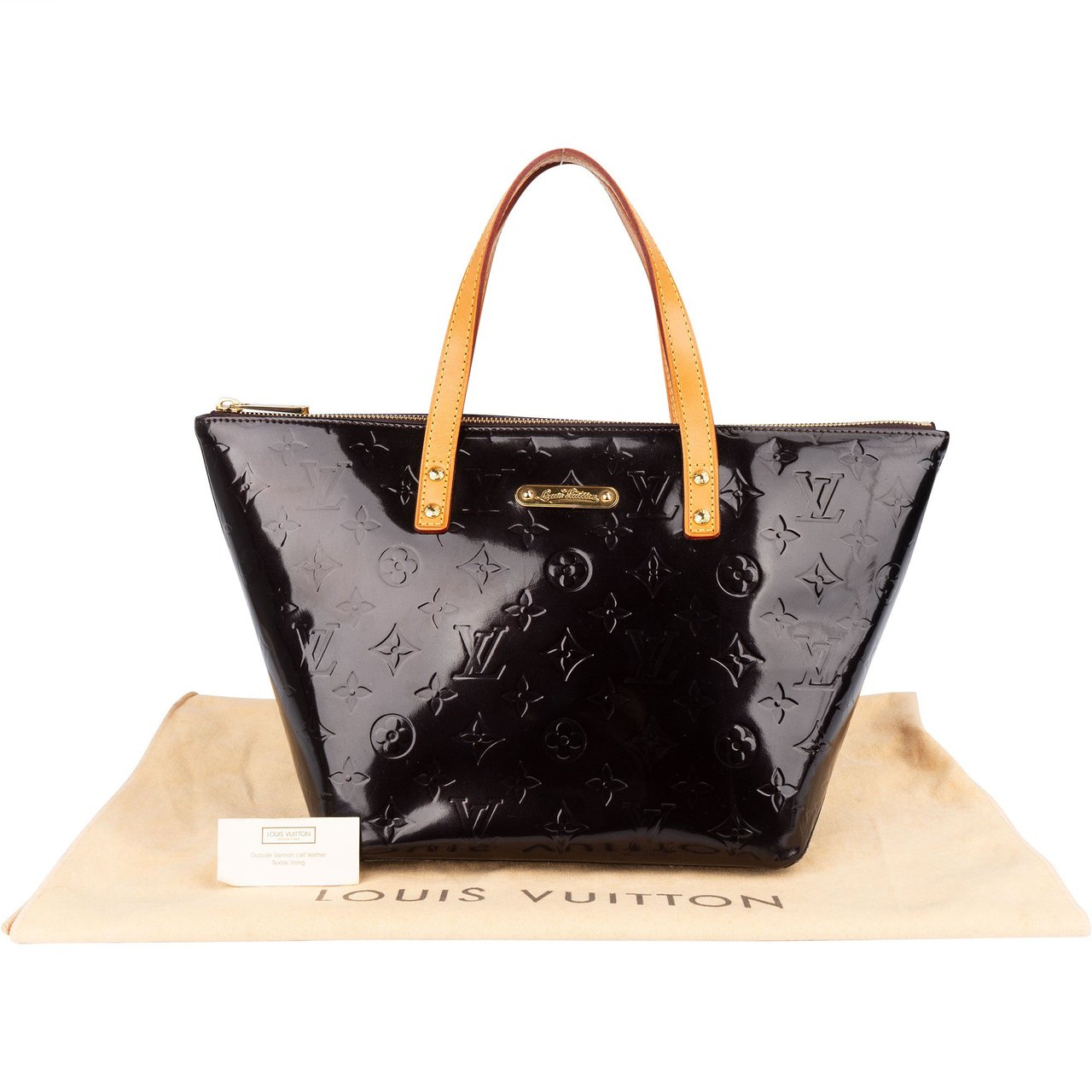 Louis Vuitton Louis Vuitton Monogram Vernis Bellevue PM Handbag Bruin