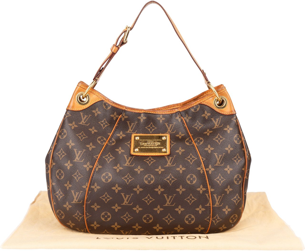 Louis Vuitton Louis Vuitton Canvas Monogram Galliera PM Shoulder Bag Bruin