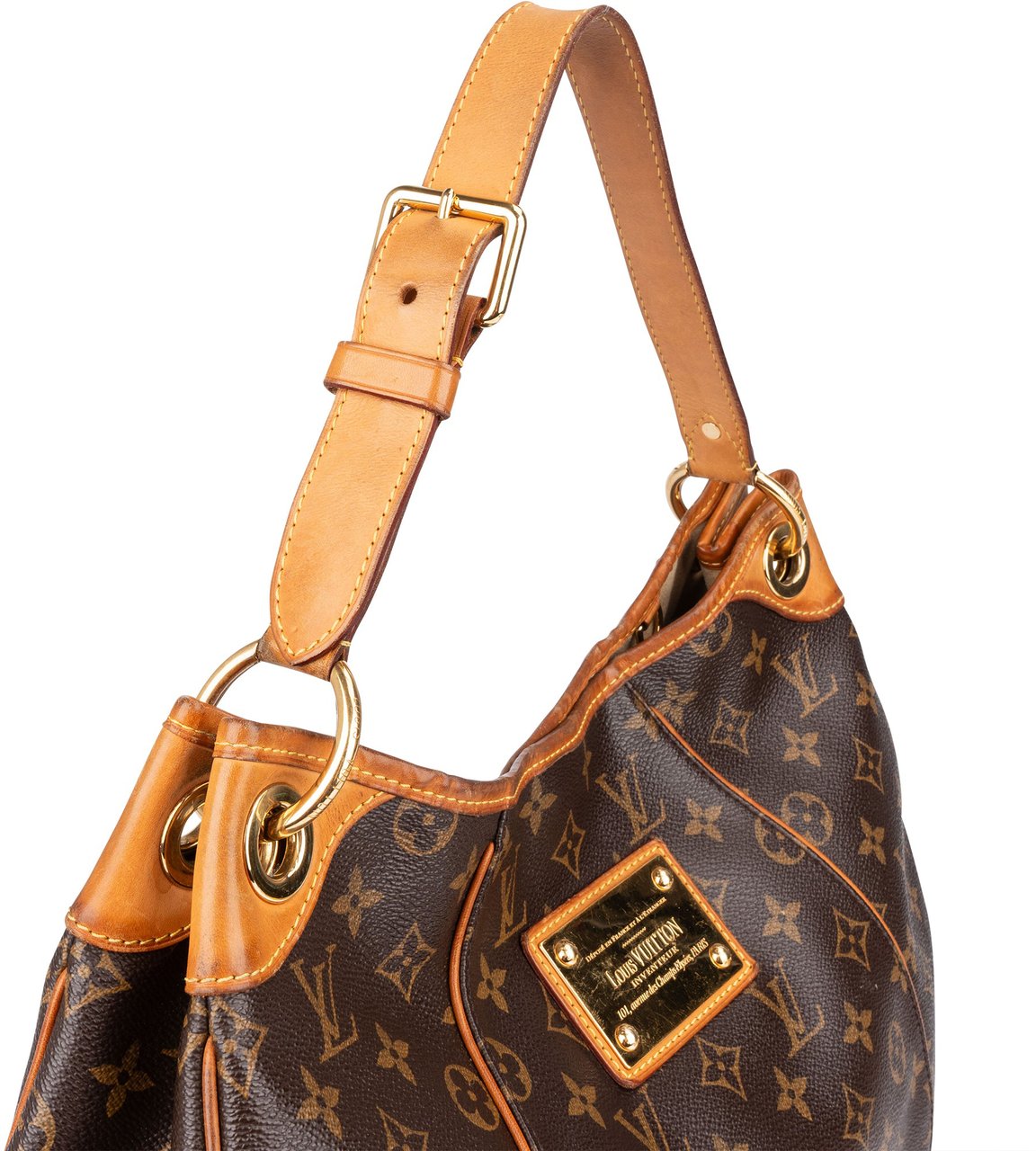 Louis Vuitton Louis Vuitton Canvas Monogram Galliera PM Shoulder Bag Bruin