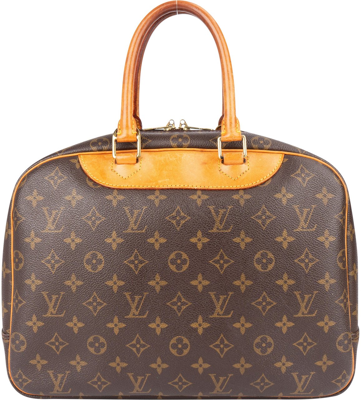 Louis Vuitton Louis Vuitton Canvas Monogram Deauville Handbag Bruin