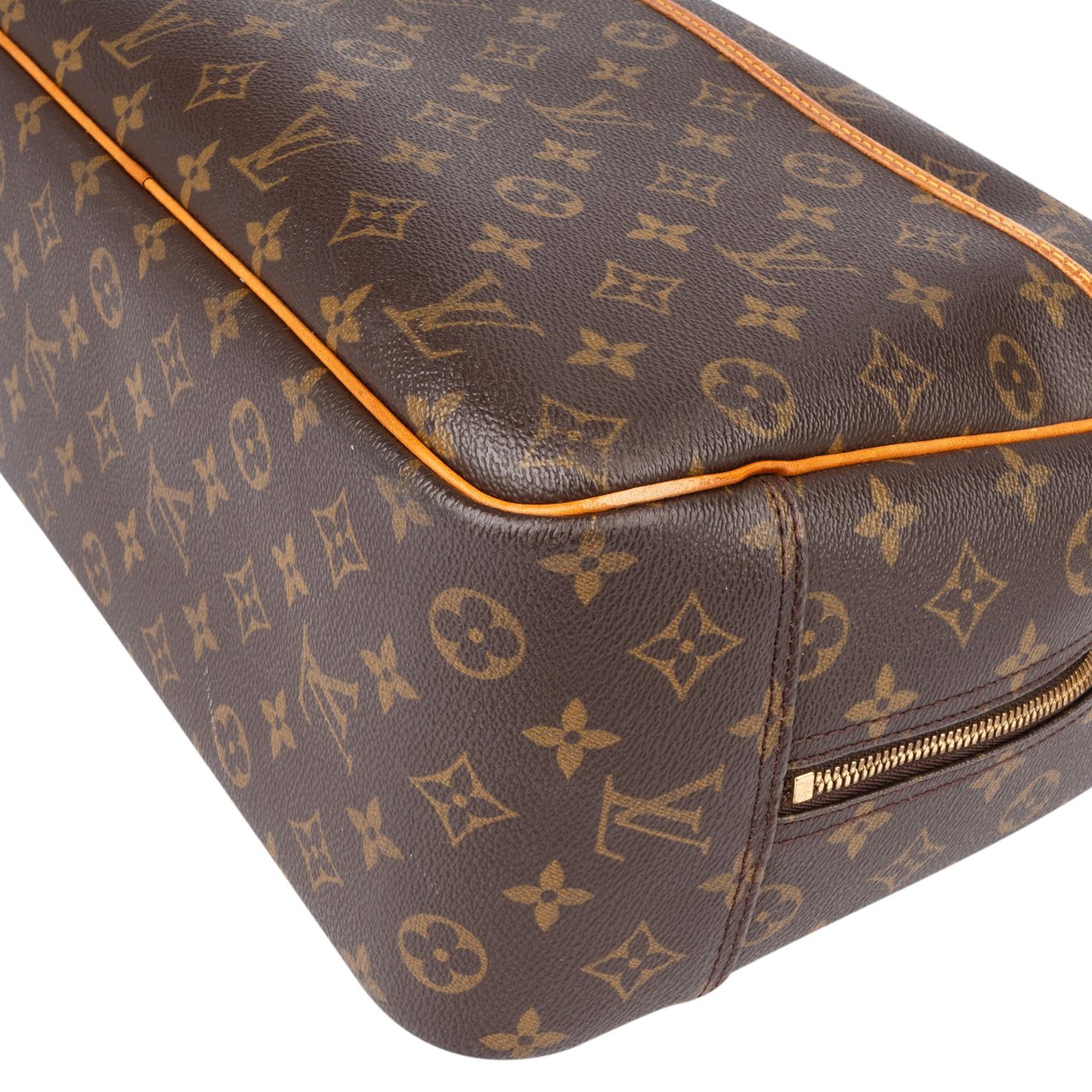 Louis Vuitton Louis Vuitton Canvas Monogram Deauville Handbag Bruin