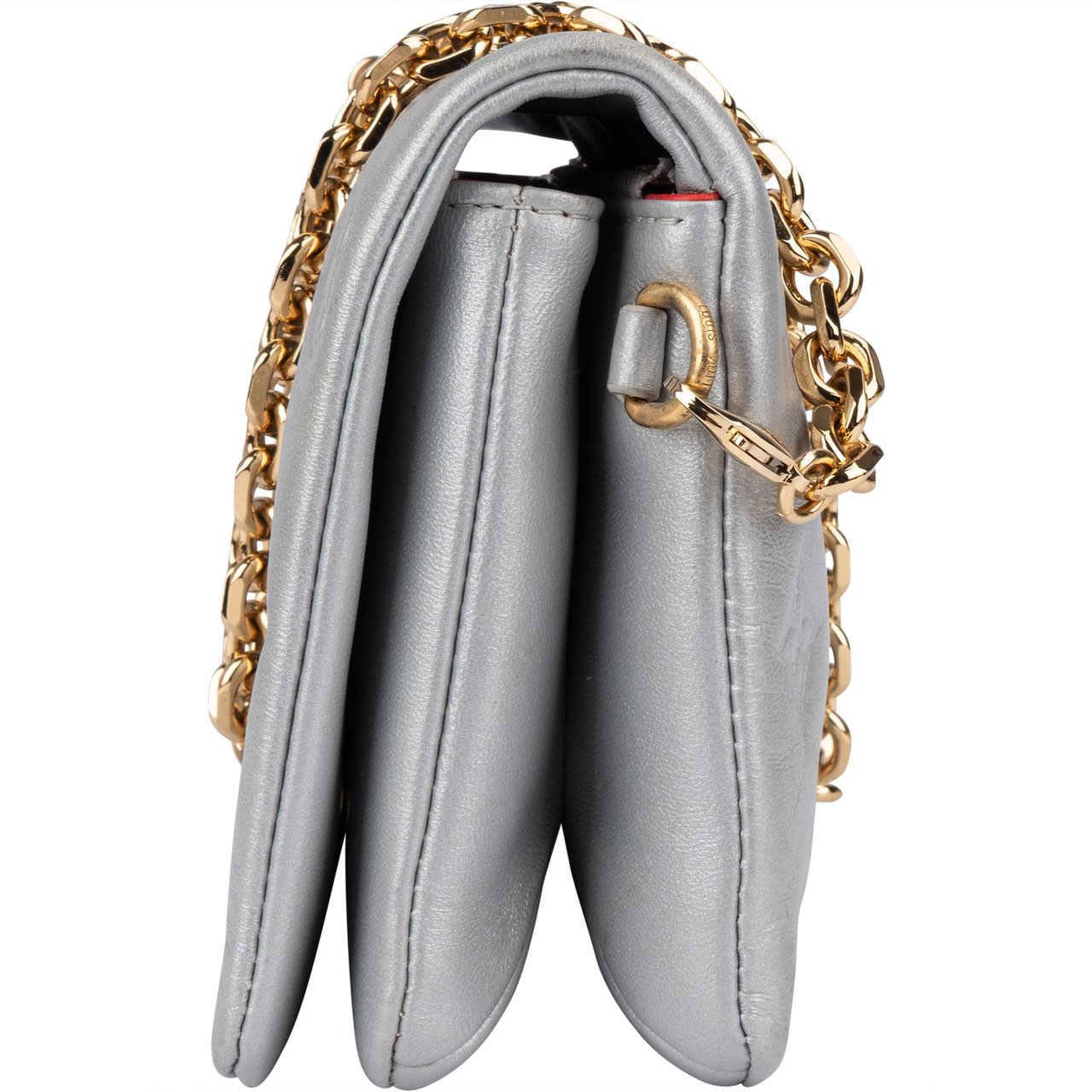 Louis Vuitton Louis Vuitton Embossed Leather Monogram Coussin Crossbody Bag Zilver