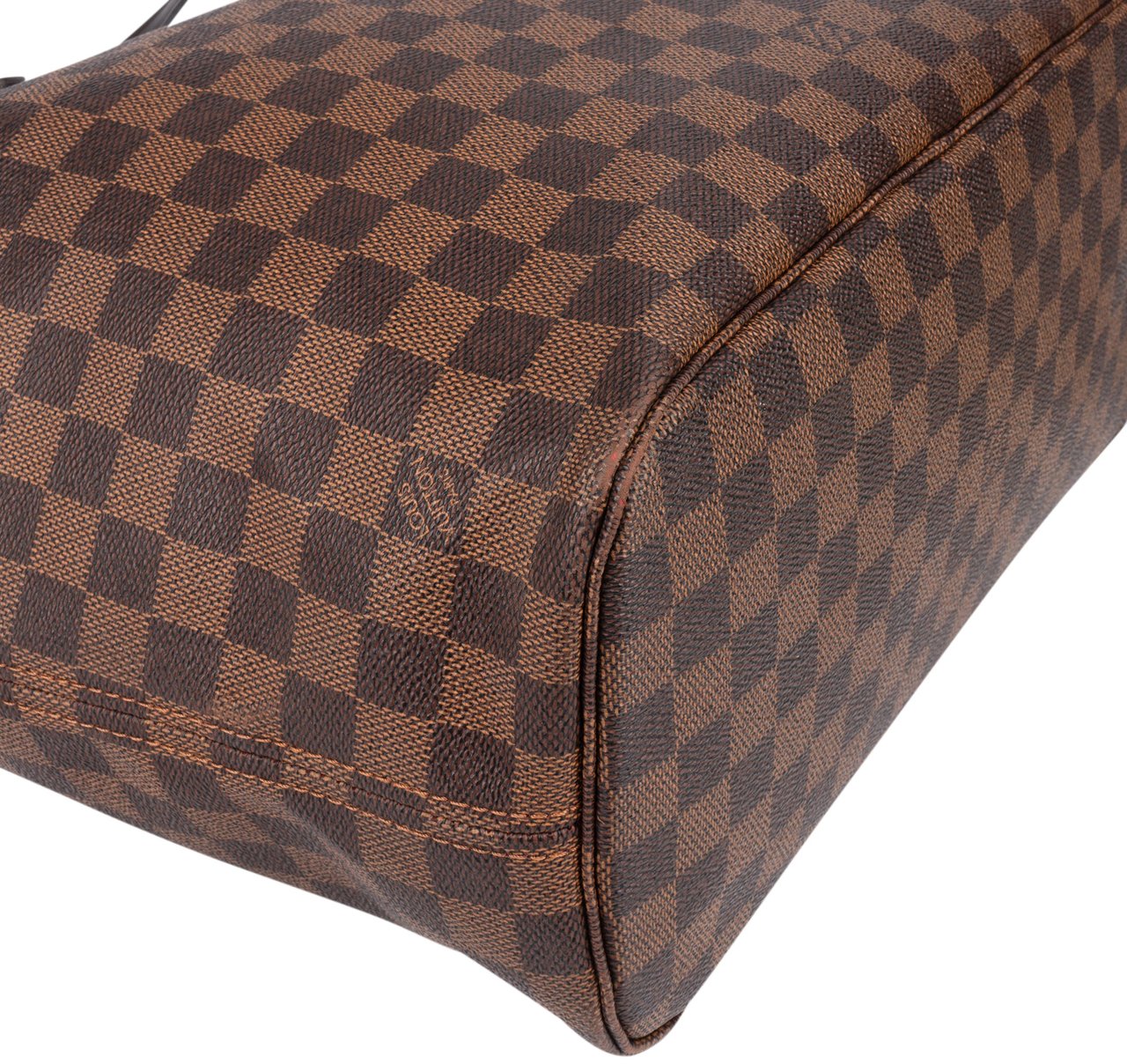Louis Vuitton Louis Vuitton Damier Ebene Monogram Neverfull MM Shopper Handbag Bruin