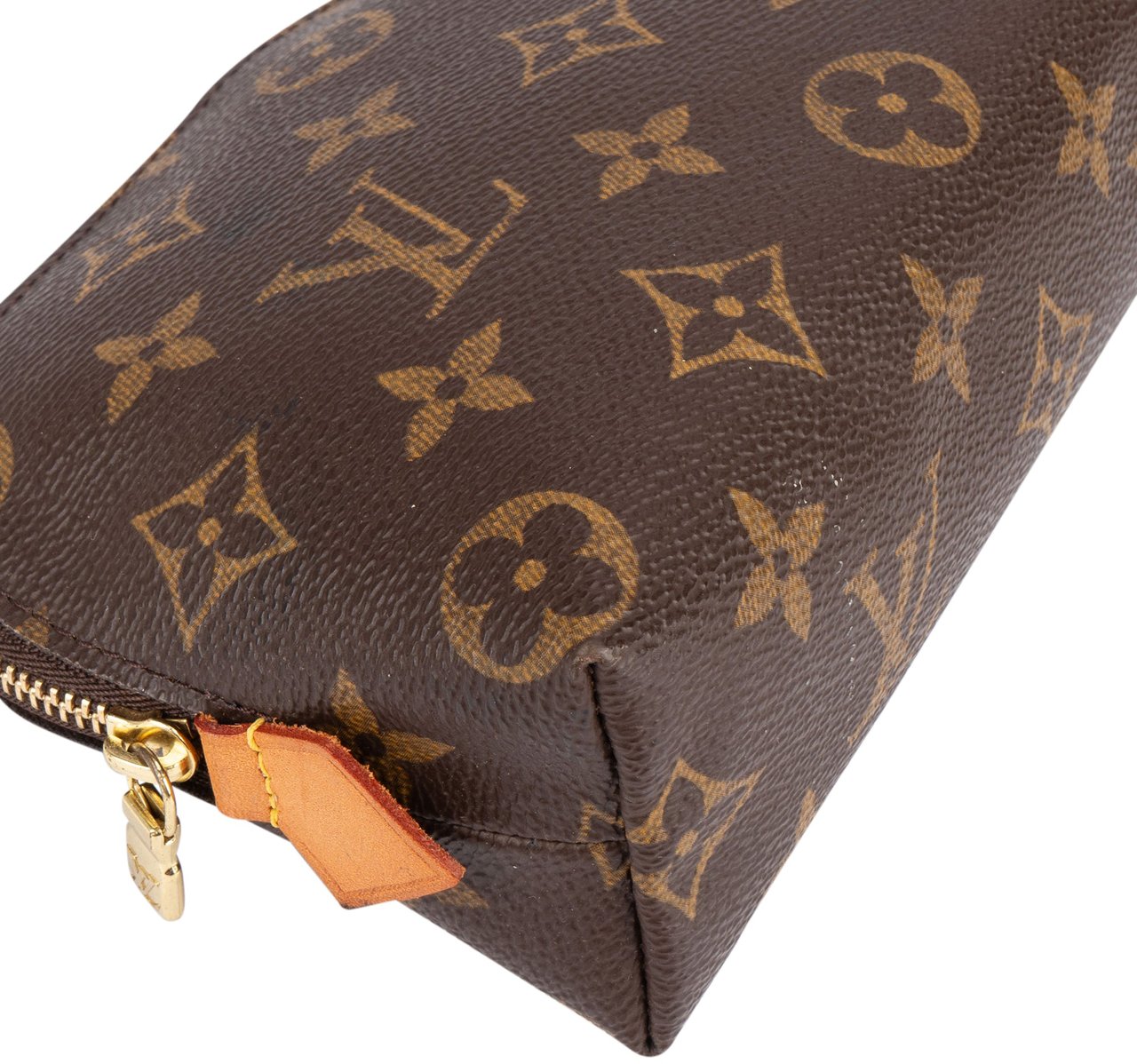 Louis Vuitton Louis Vuitton Canvas Monogram Comsetic Pouch Bruin