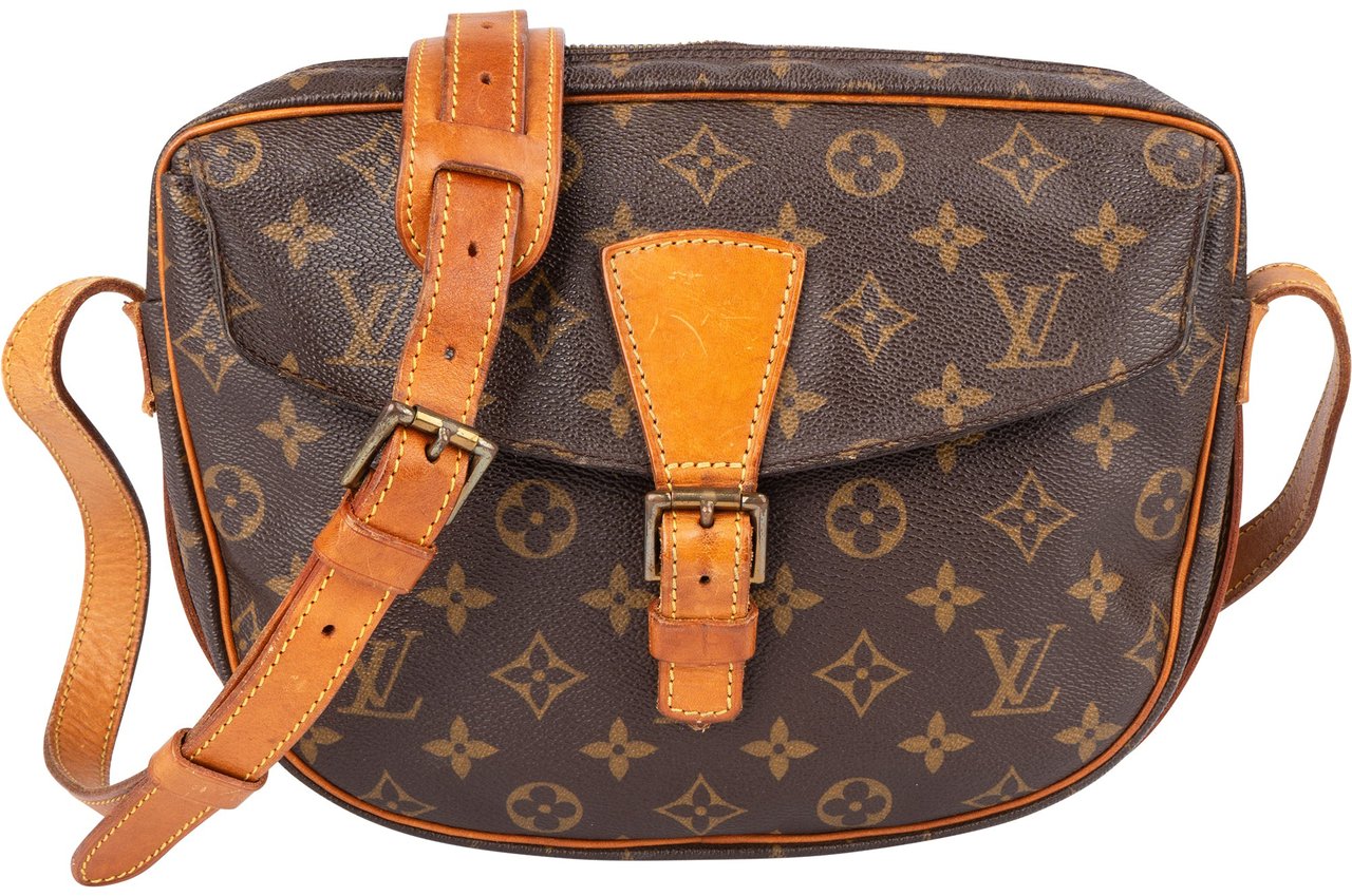 Louis Vuitton Louis Vuitton Canvas Monogram Jeune Fille GM Crossbody Bag Bruin