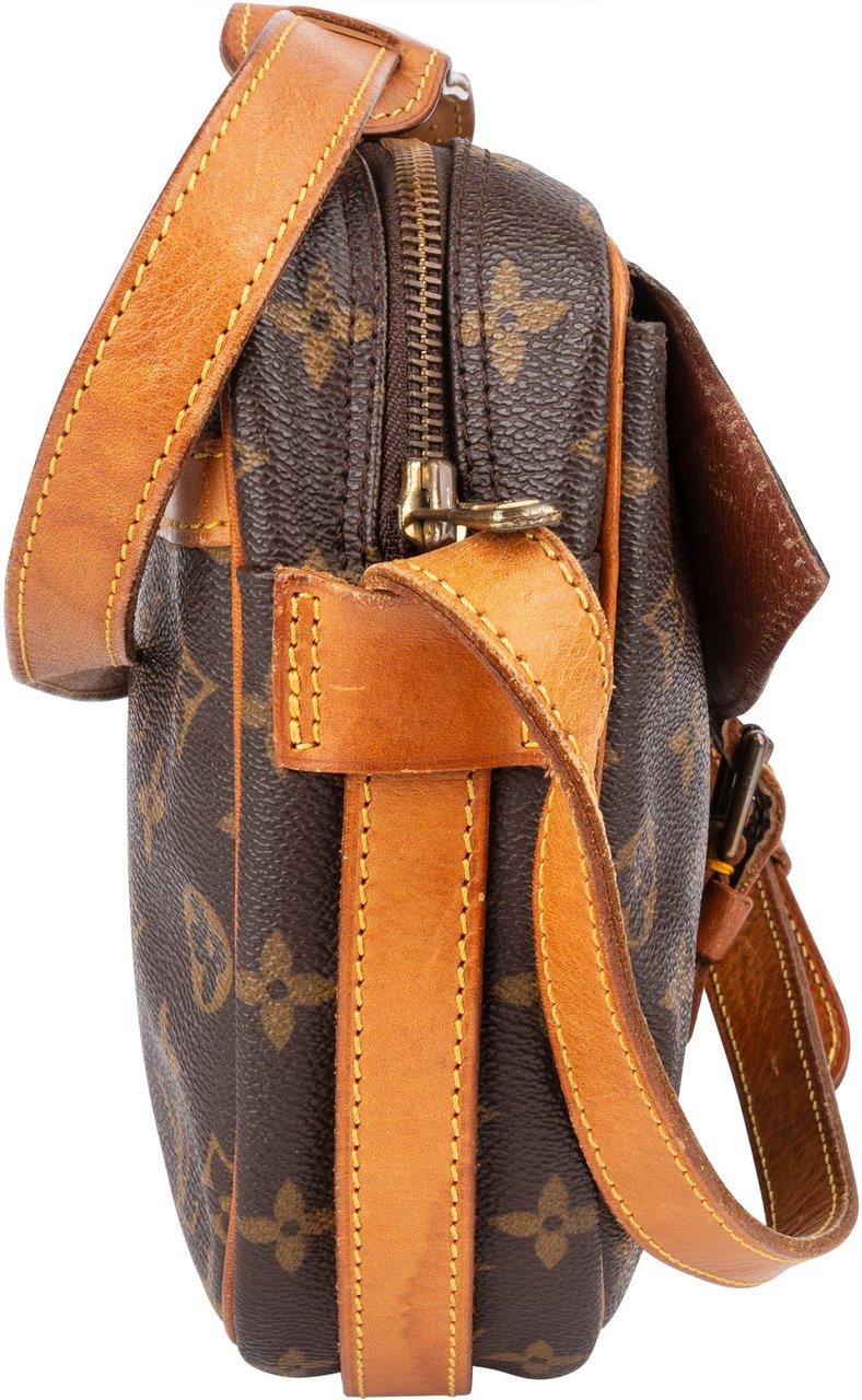 Louis Vuitton Louis Vuitton Canvas Monogram Jeune Fille GM Crossbody Bag Bruin