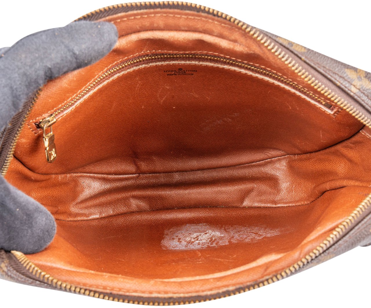 Louis Vuitton Louis Vuitton Canvas Monogram Jeune Fille GM Crossbody Bag Bruin