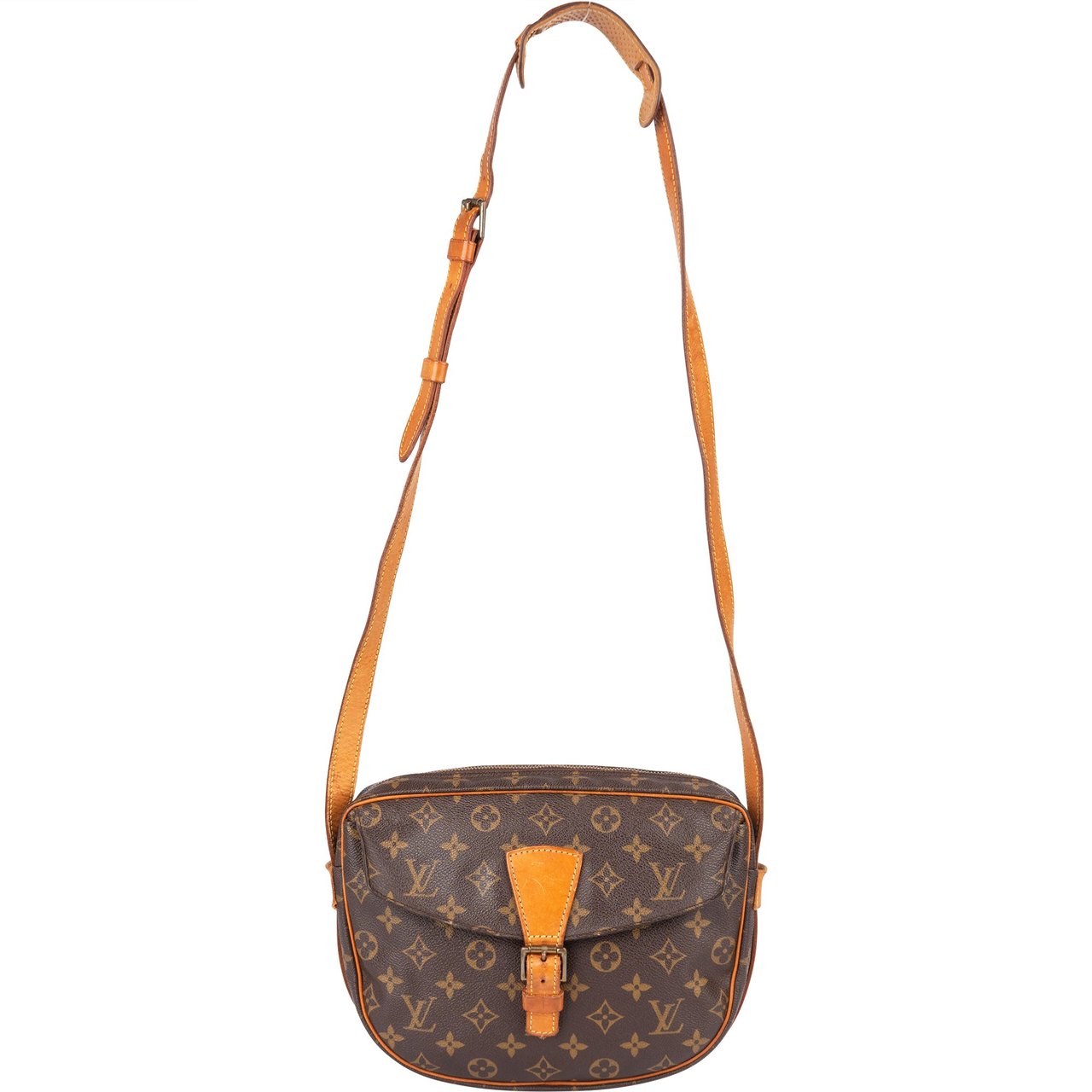 Louis Vuitton Louis Vuitton Canvas Monogram Jeune Fille GM Crossbody Bag Bruin