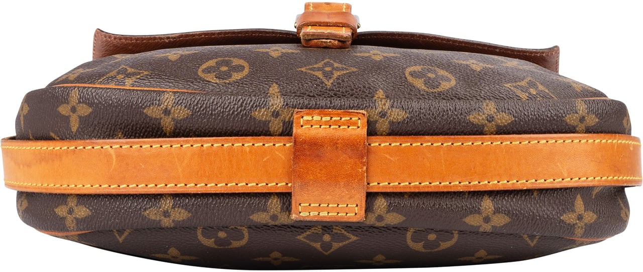 Louis Vuitton Louis Vuitton Canvas Monogram Jeune Fille GM Crossbody Bag Bruin