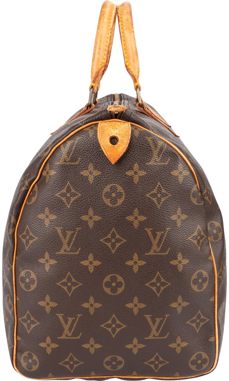 Louis Vuitton Louis Vuitton Canvas Monogram Speedy 40 Handbag Bruin