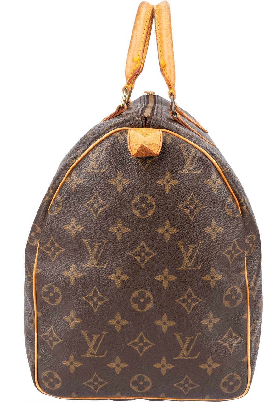 Louis Vuitton Louis Vuitton Canvas Monogram Speedy 40 Handbag Bruin