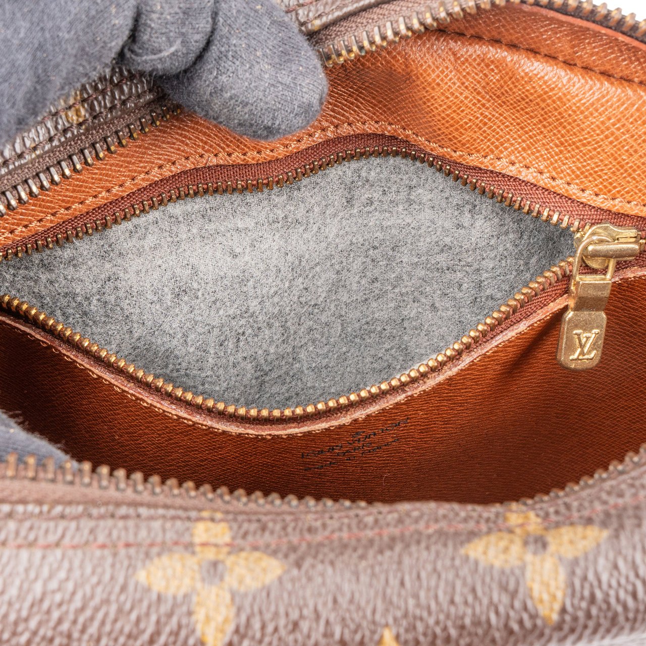 Louis Vuitton Louis Vuitton Canvas Monogram Jeune Fille PM Crossbody Bag Bruin