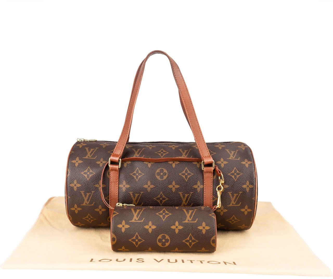 Louis Vuitton Louis Vuitton Canvas Monogram Papillon Set Handbag Bruin
