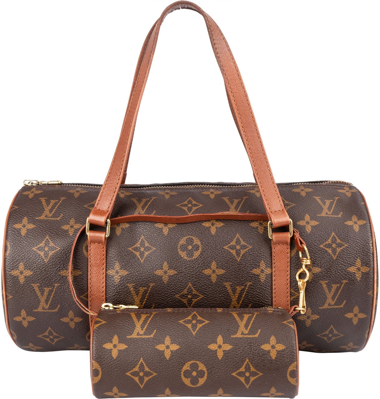 Louis Vuitton Louis Vuitton Canvas Monogram Papillon Set Handbag Bruin