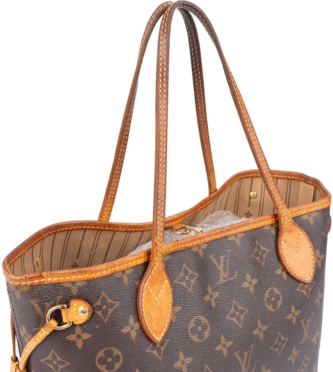 Louis Vuitton Louis Vuitton Canvas Monogram Neverfull PM Shoulder Bag Bruin