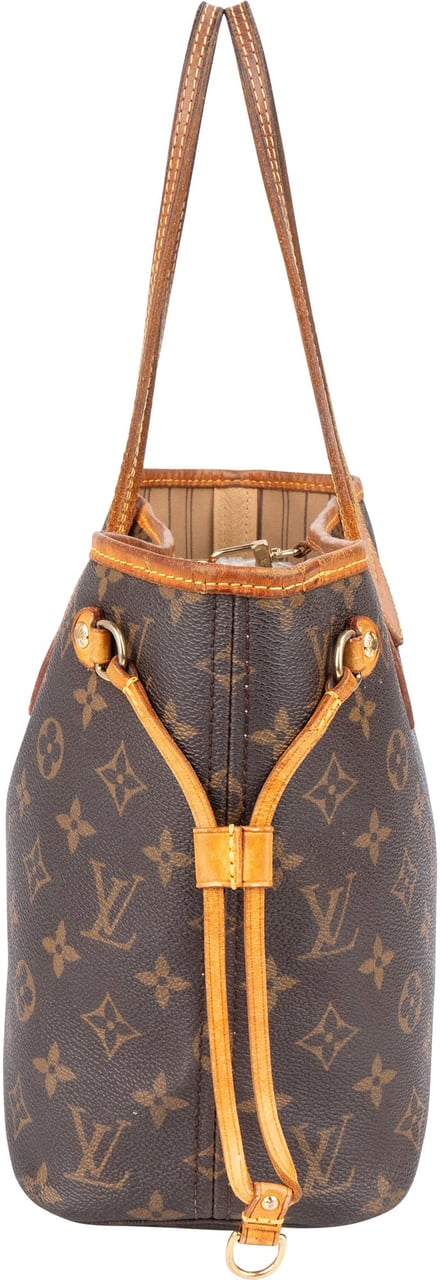 Louis Vuitton Louis Vuitton Canvas Monogram Neverfull PM Shoulder Bag Bruin