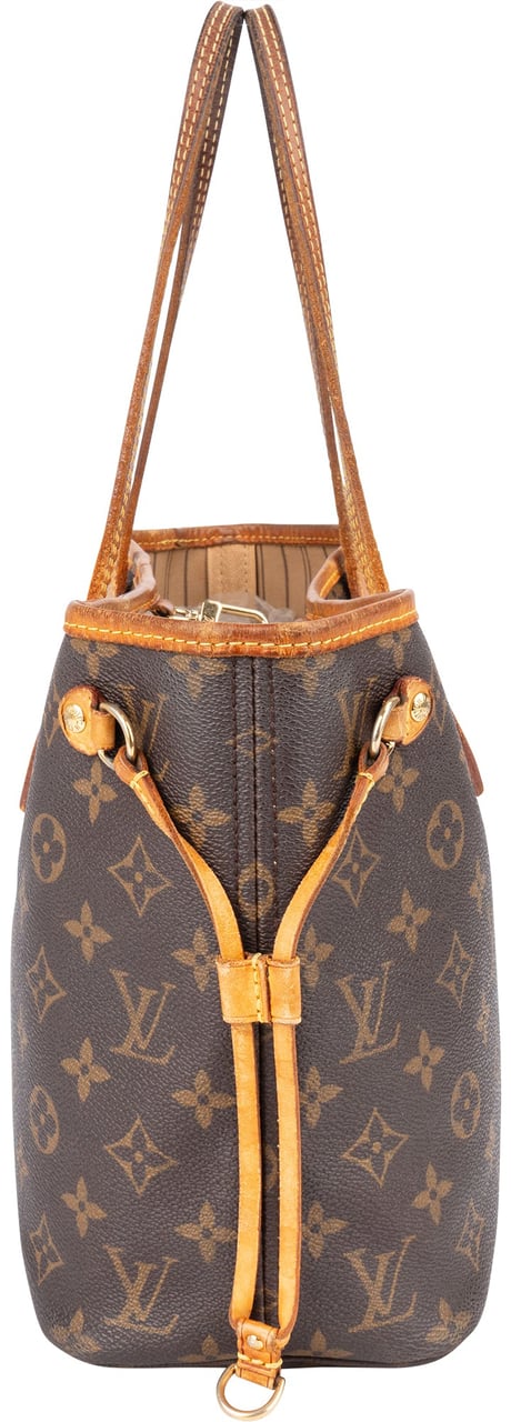 Louis Vuitton Louis Vuitton Canvas Monogram Neverfull PM Shoulder Bag Bruin