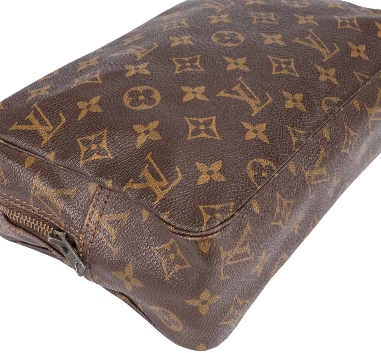 Louis Vuitton Louis Vuitton Canvas Monogram Trousse Toilette 28 Handbag Bruin