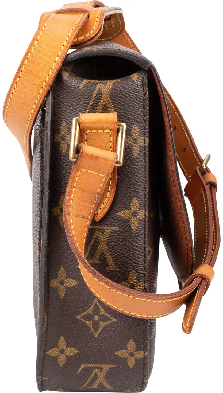 Louis Vuitton Louis Vuitton Canvas Monogram Saint Cloud GM Crossbody Bag Bruin