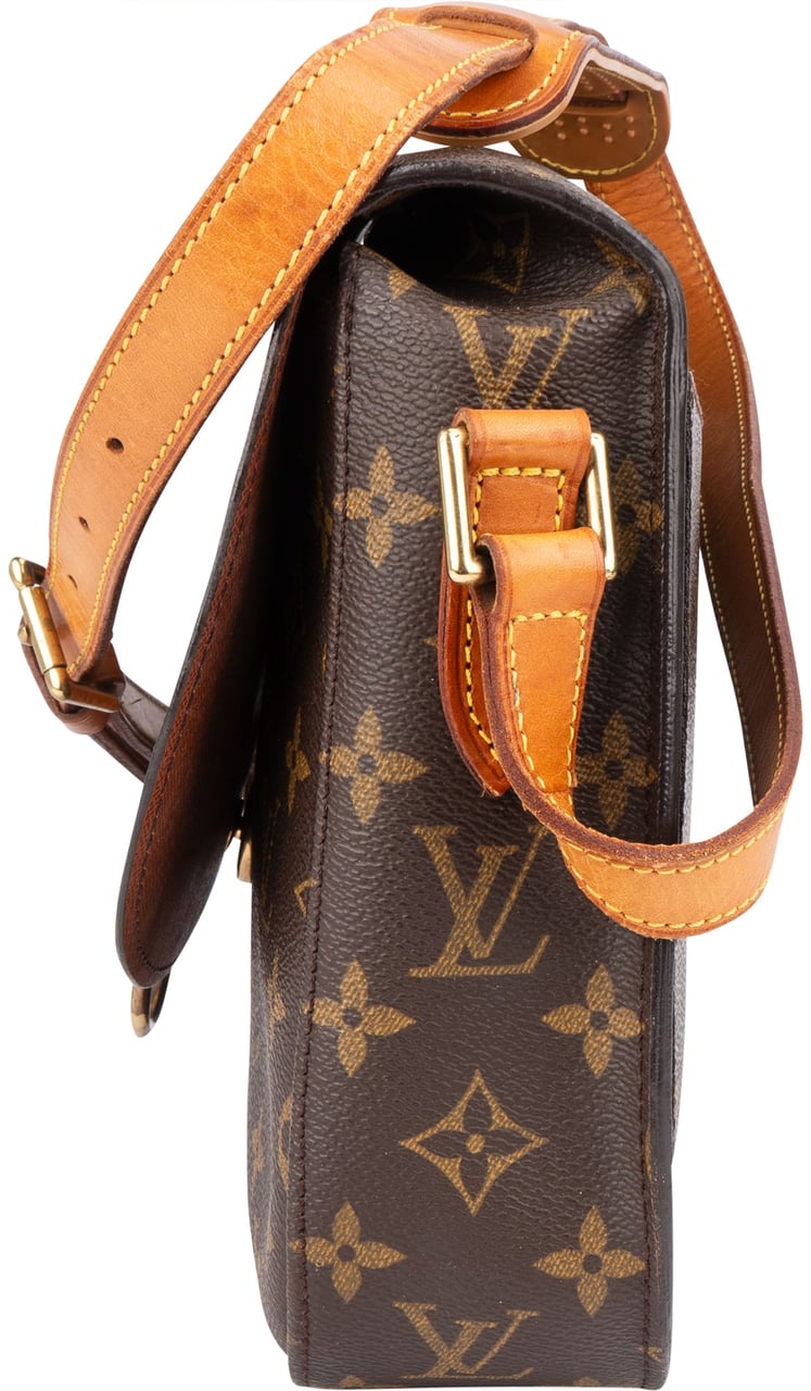 Louis Vuitton Louis Vuitton Canvas Monogram Saint Cloud GM Crossbody Bag Bruin