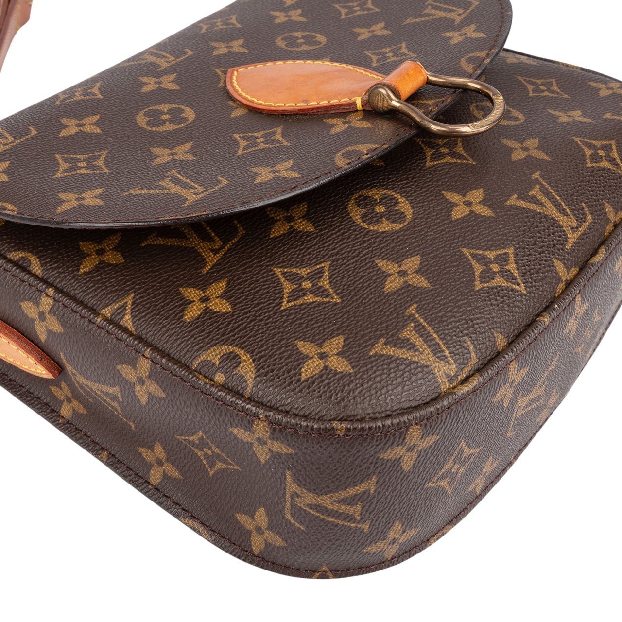 Louis Vuitton Louis Vuitton Canvas Monogram Saint Cloud GM Crossbody Bag Bruin