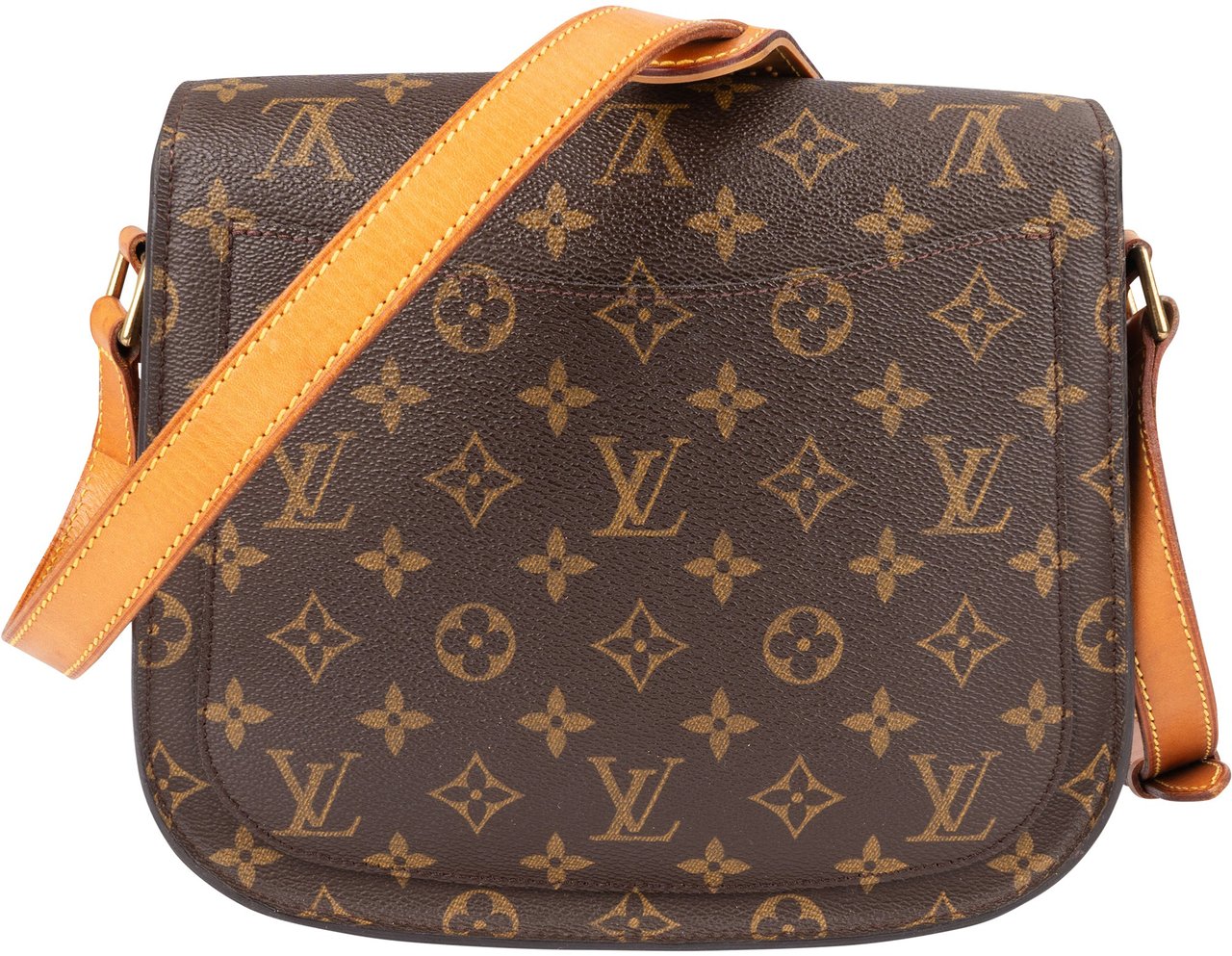 Louis Vuitton Louis Vuitton Canvas Monogram Saint Cloud GM Crossbody Bag Bruin