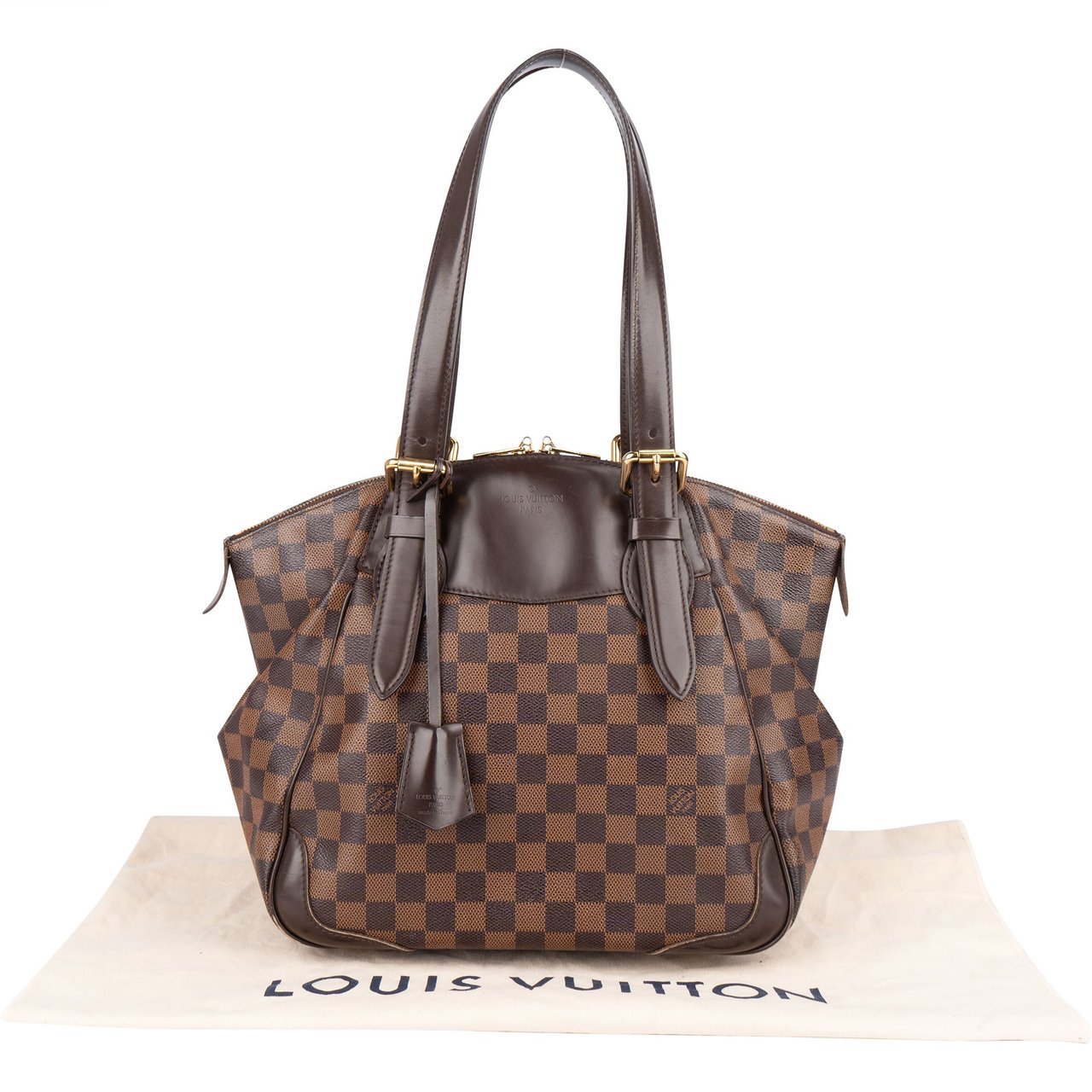 Louis Vuitton Louis Vuitton Monogram Damier Ebene Verona MM Handbag Bruin