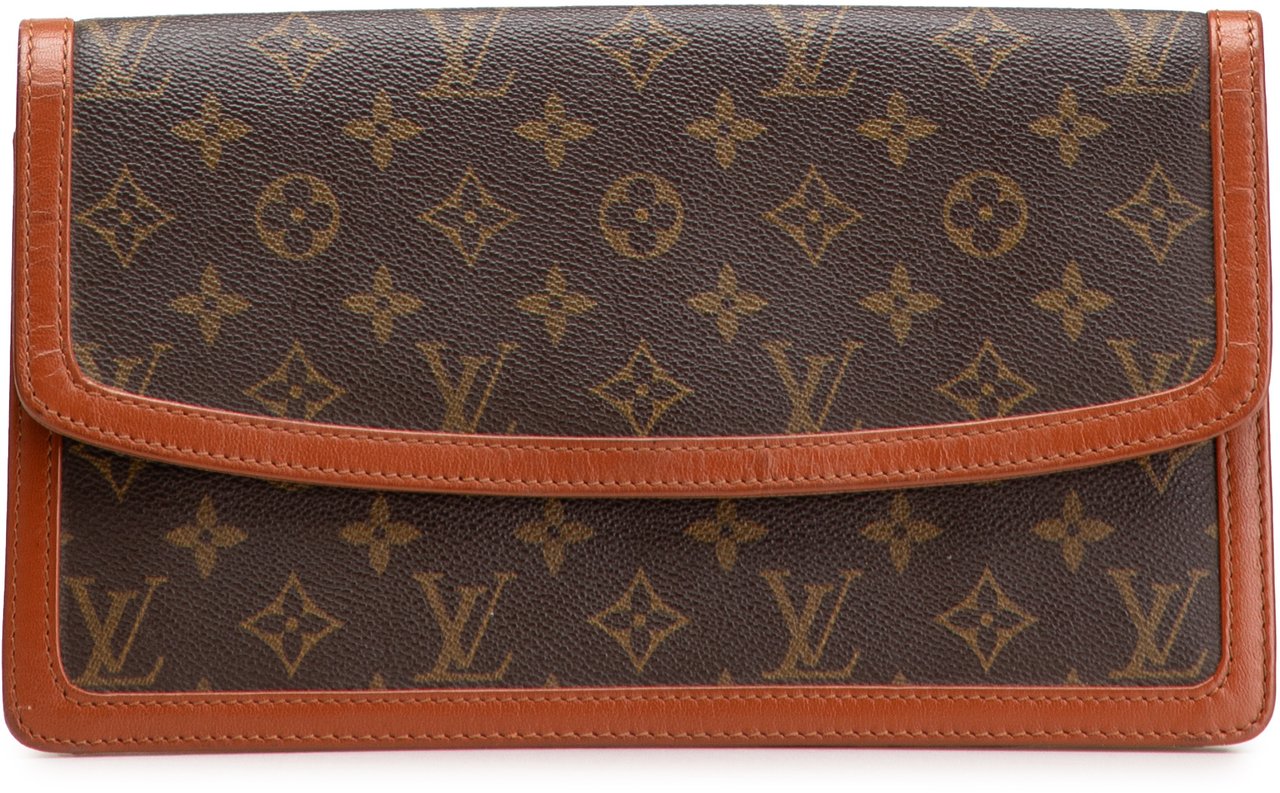 Louis Vuitton Monogram Pochette Dame GM Bruin