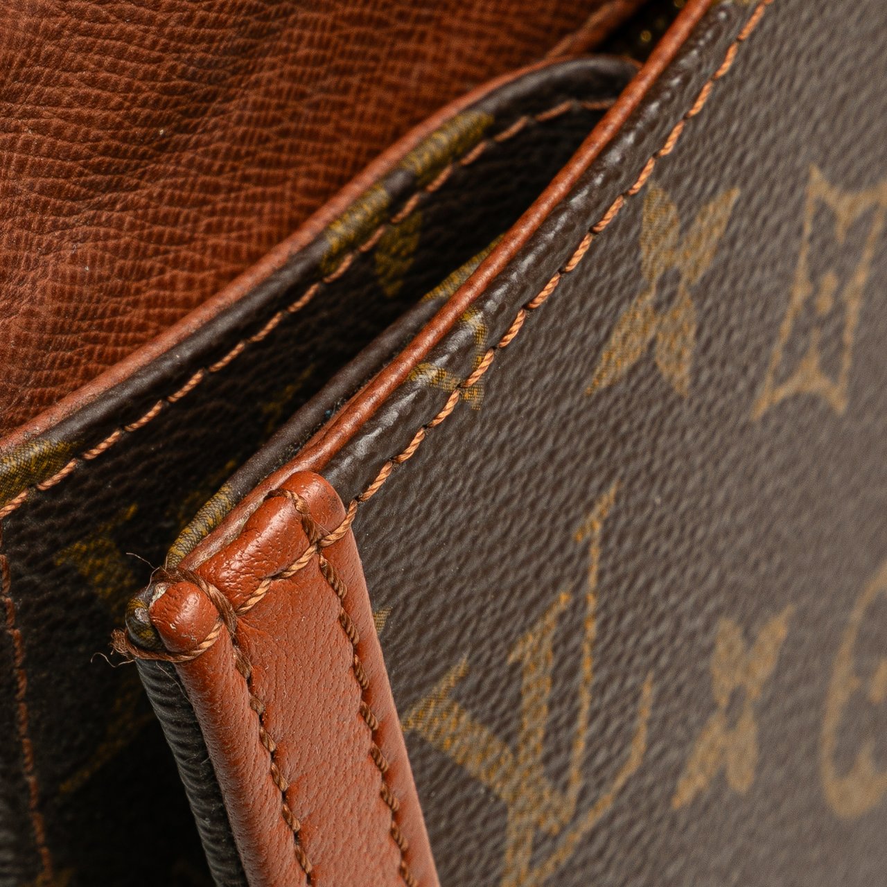 Louis Vuitton Monogram Pochette Dame GM Bruin