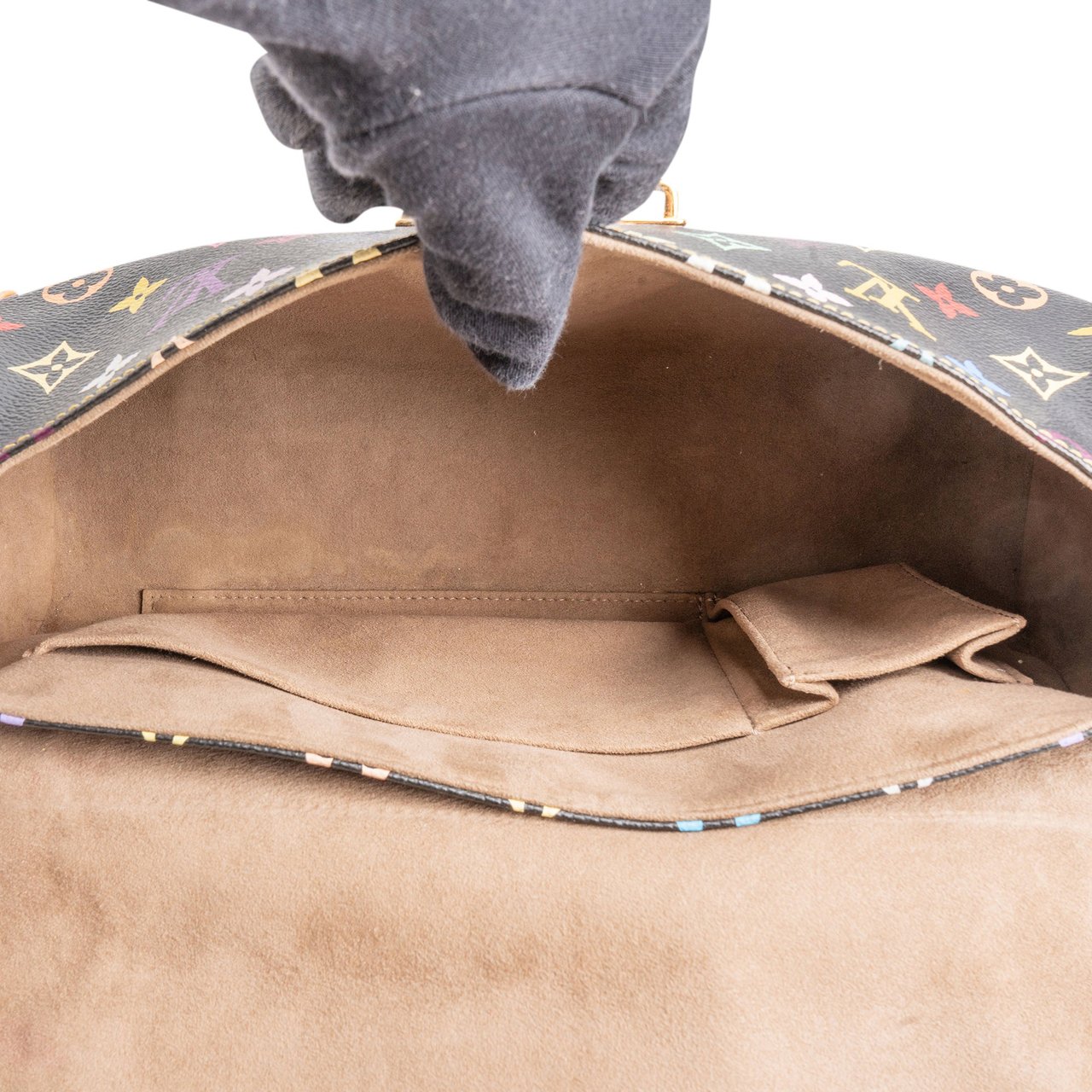 Louis Vuitton Louis Vuitton Canvas Monogram Multicolor Beverly MM Shoulder Bag Zwart