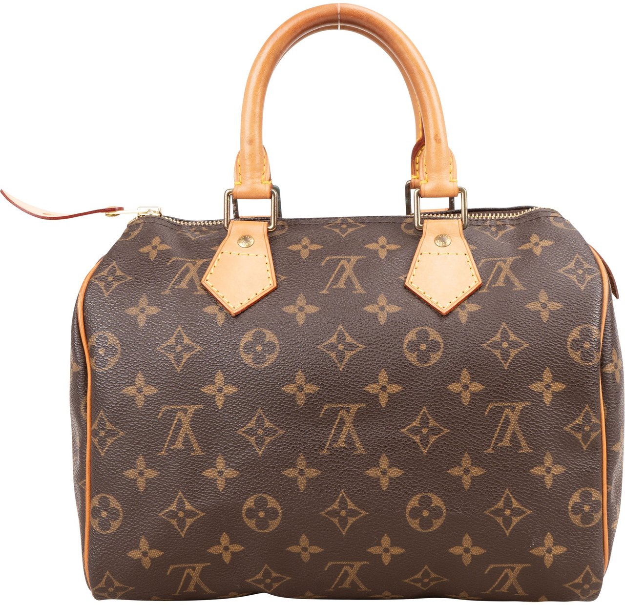 Louis Vuitton Louis Vuitton Monogram Canvas Speedy 25 Handbag Bruin