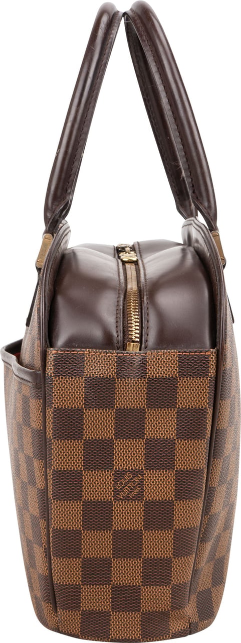 Louis Vuitton Monogram Damier Ebene Sarria Horizontal Handbag Bruin