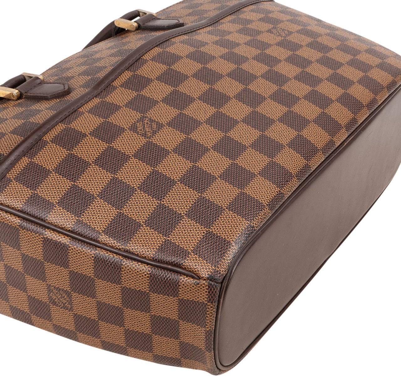Louis Vuitton Monogram Damier Ebene Sarria Horizontal Handbag Bruin