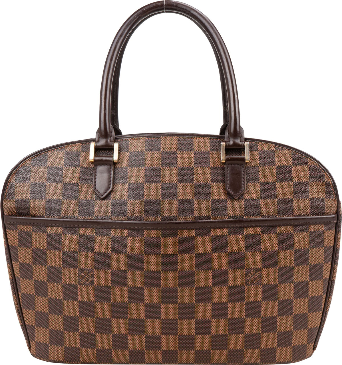 Louis Vuitton Monogram Damier Ebene Sarria Horizontal Handbag Bruin