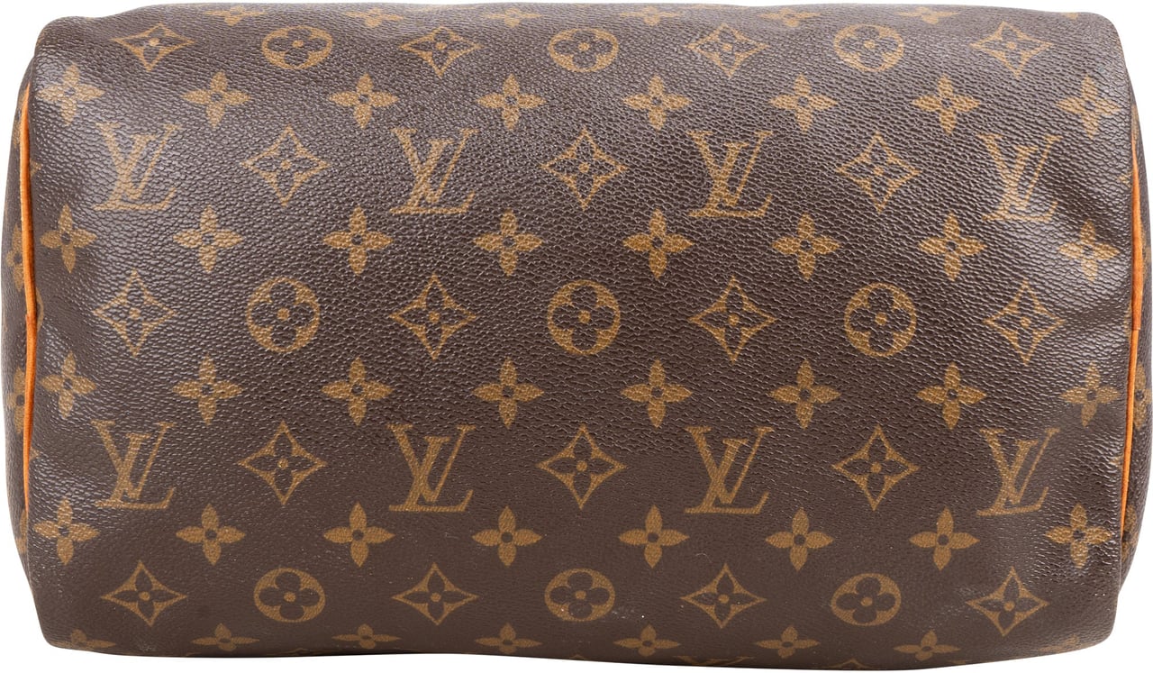 Louis Vuitton Louis Vuitton Monogram Canvas Speedy 30 Handbag Bruin