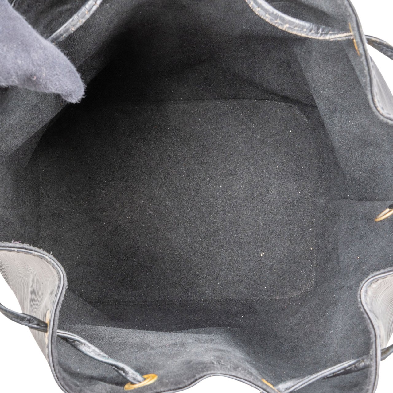 Louis Vuitton Louis Vuitton Noir Epi Leather Sac Noé Petit Shoulder Bag Zwart