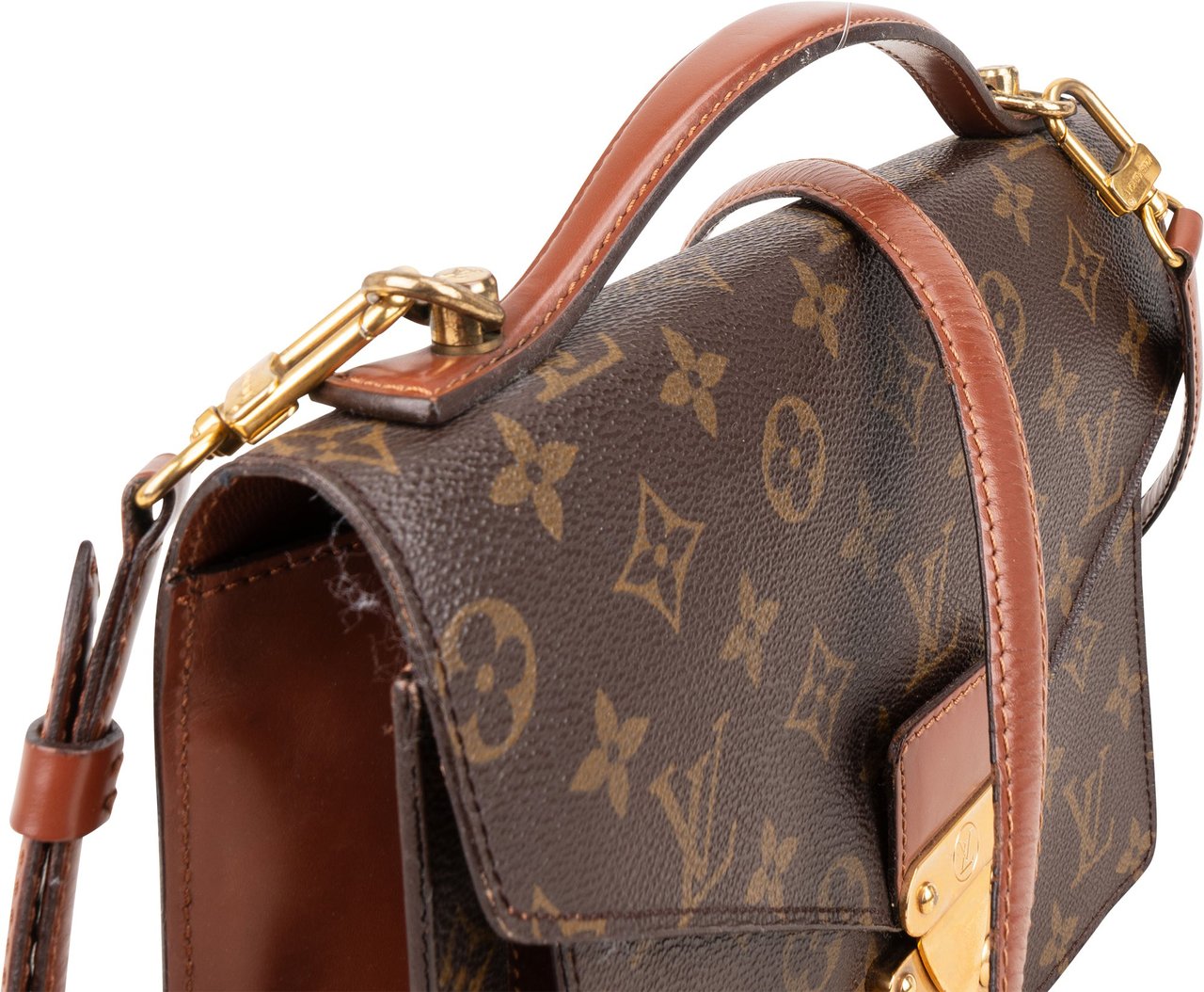 Louis Vuitton Louis Vuitton Monogram Canvas Monceau Handbag Bruin